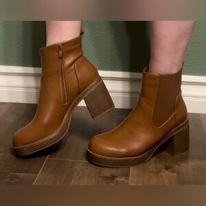 Brown Ankle Bootie